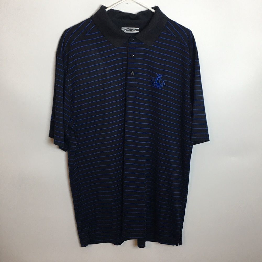 Callaway Canasawacta Country Club Golf Polo Performance short sleeve Shirt Sz XL
